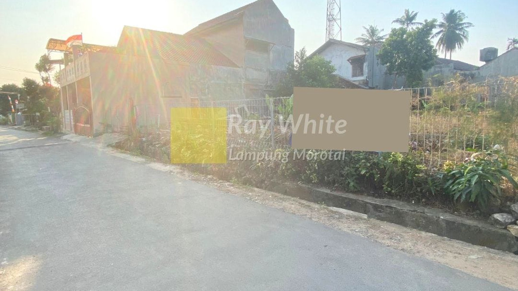 di jual tanah pinggir jalan ber