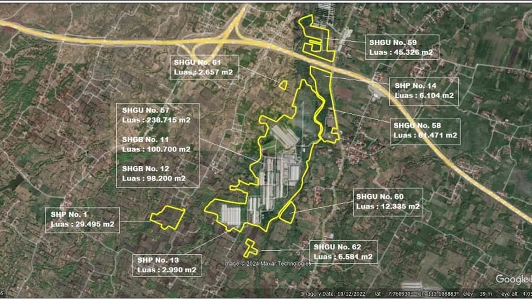 TANAH EX KANDANG 60 HA DI TONGAS PROBOLINGGO