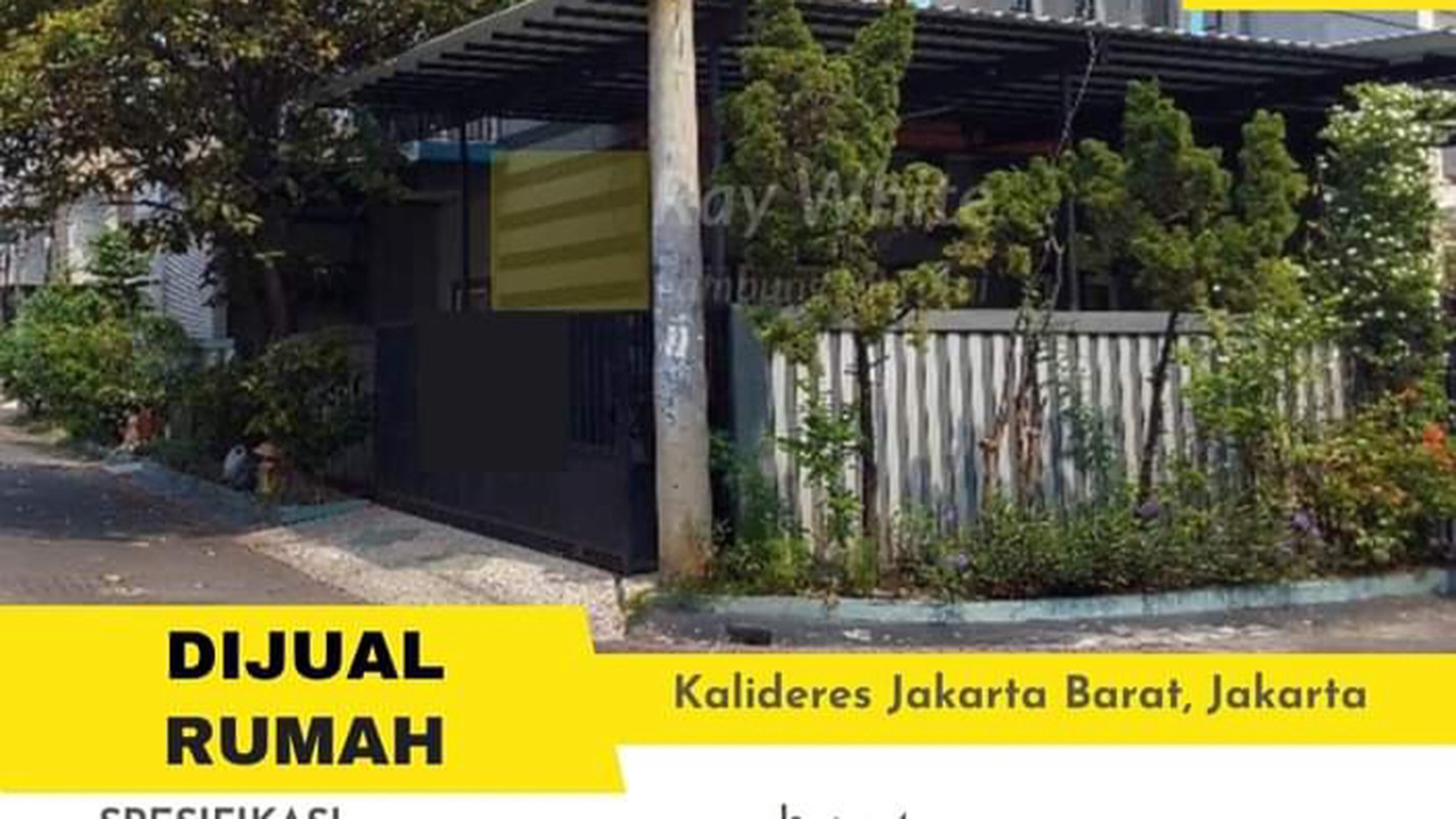 Dijual Cepat Rumah di Kalideres tr