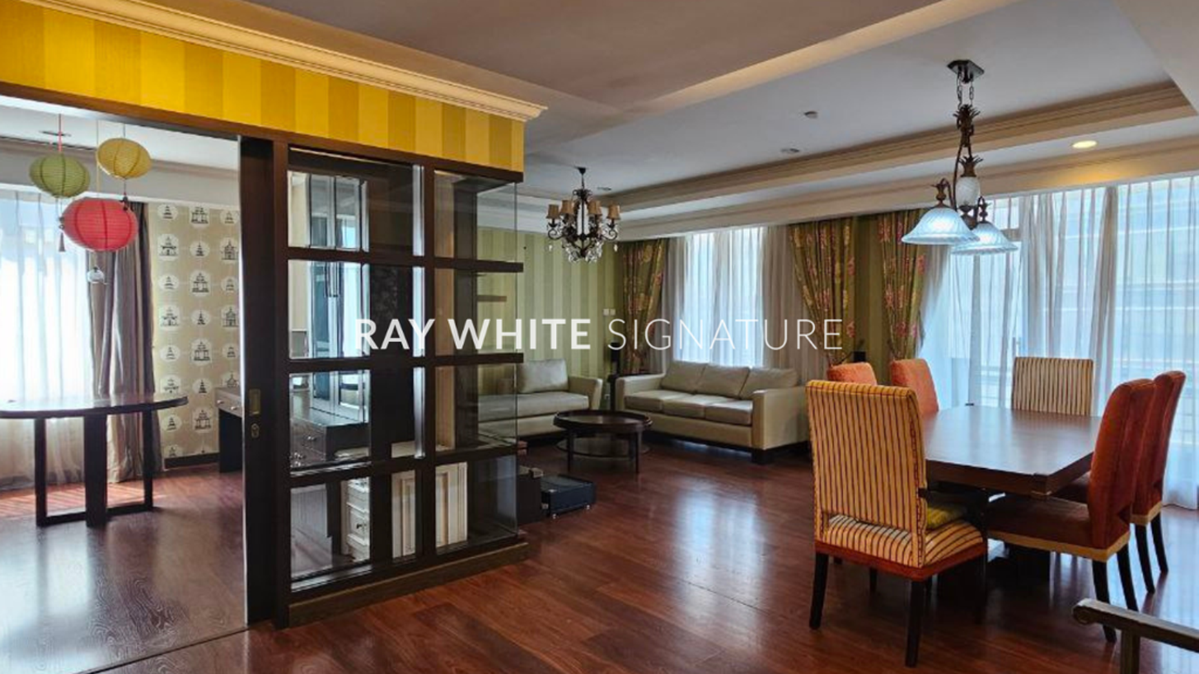 Disewakan Apartemen Istana Sahid 2+1 BR Lokasi Sudirman