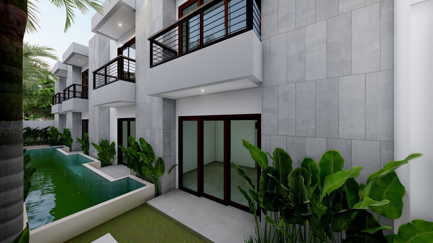 For Sale Leasehold - Brand new modern studio apartment in busy Seminyak