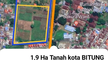 Dijual 1,9 Ha Tanah Kavling Kota Bitung - kec.Matuari -Sulawesi Utara - Lokasi dekat RSUD Bitung cocok buat Segala.Usaha 