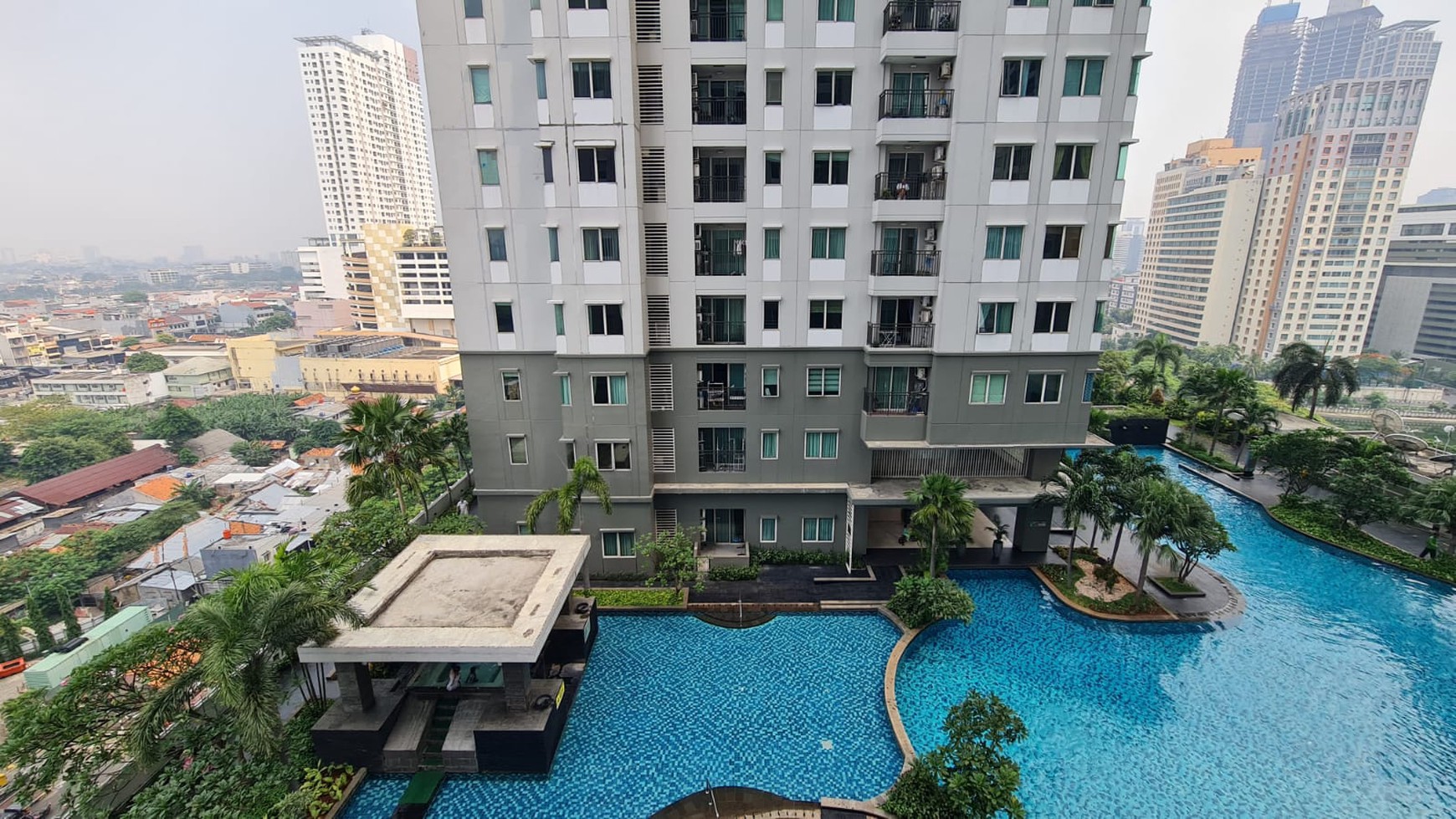 Apartemen Full furnish view pool,Thamrin Residence