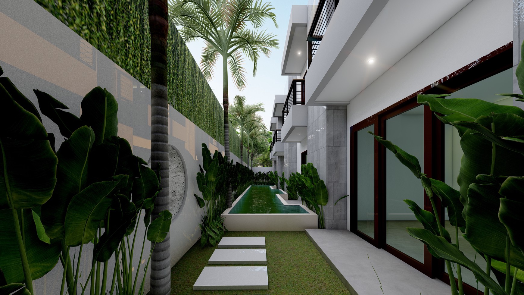 For Sale Leasehold - Brand new modern studio apartment in busy Seminyak .