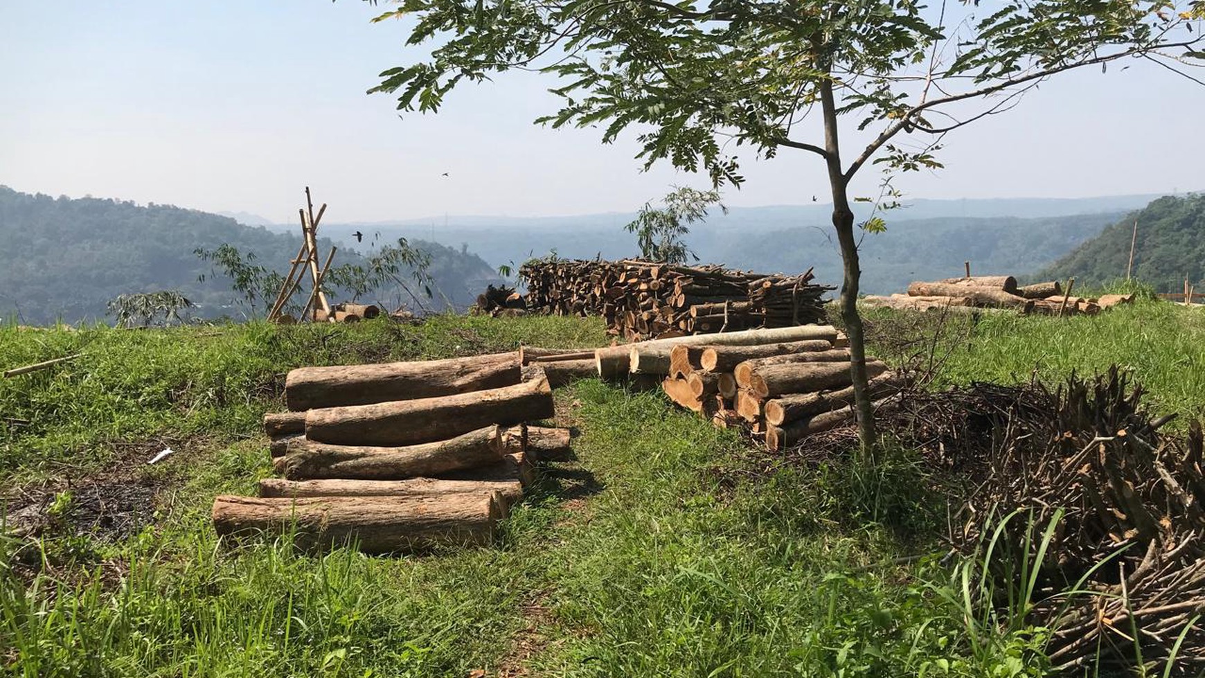 Tanah Siap Bangun View Gunung di Sindangsari Cirata