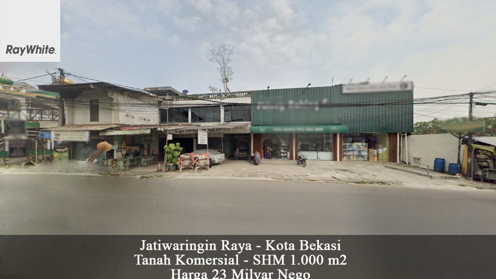 FOR SALE Tanah Komersial Murah Jatiwaringin Raya Kota Bekasi