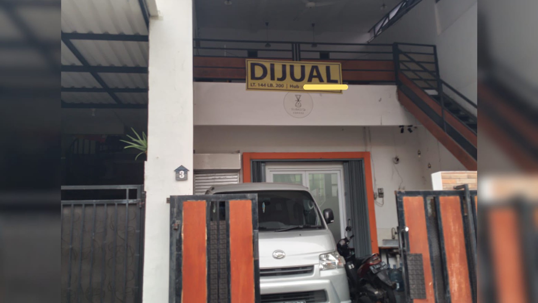 Ruko 2,5 Lantai Di Jl. Pariaman, Manggarai