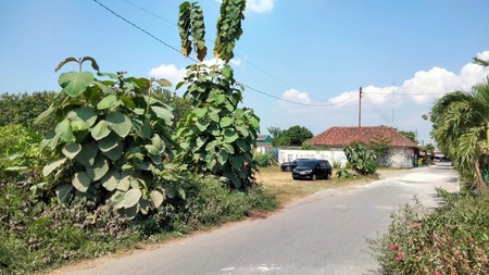 Tanah SHM Cocok Untuk Usaha Luas 4372 Meter Persegi Daerah Jogonalan Klaten