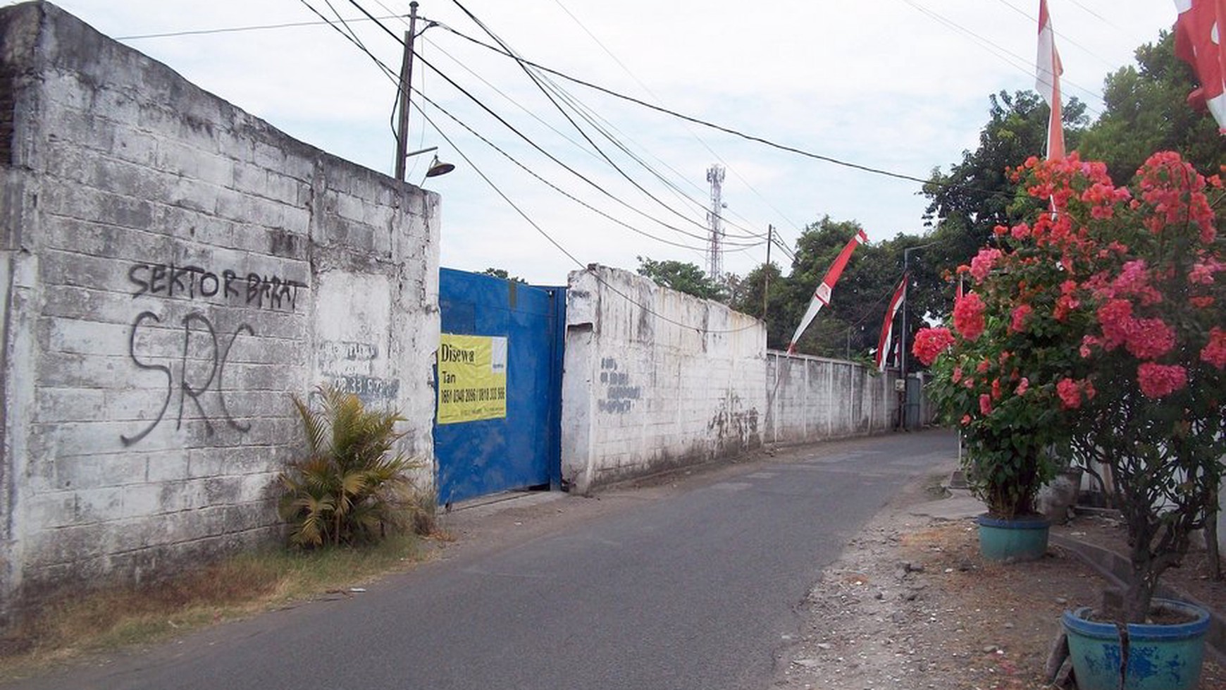 Gudang di Jl. Sawunggaling, Jemundo, Taman - Sidoarjo, Luas tanah 673 m2, Hadap Utara