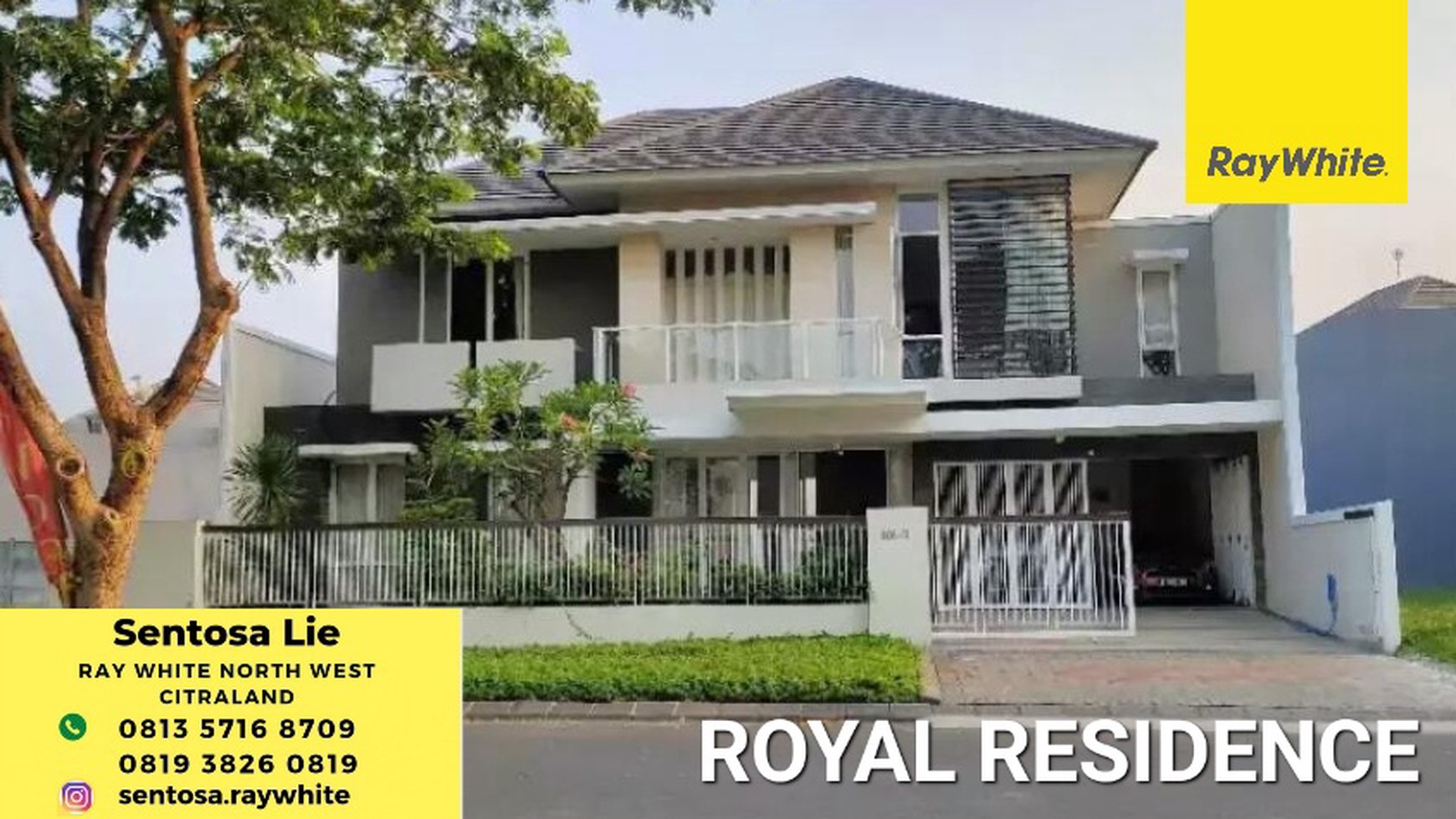 Dijual Rumah Royal Residence RAYA Luar Cluster Full Furnished Modern 