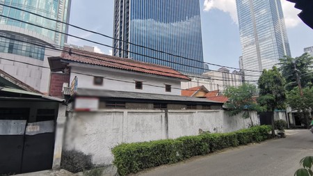 Dijual rumah strategis di area komersial Jl Karet Pasar Baru - Jakarta Selatan.