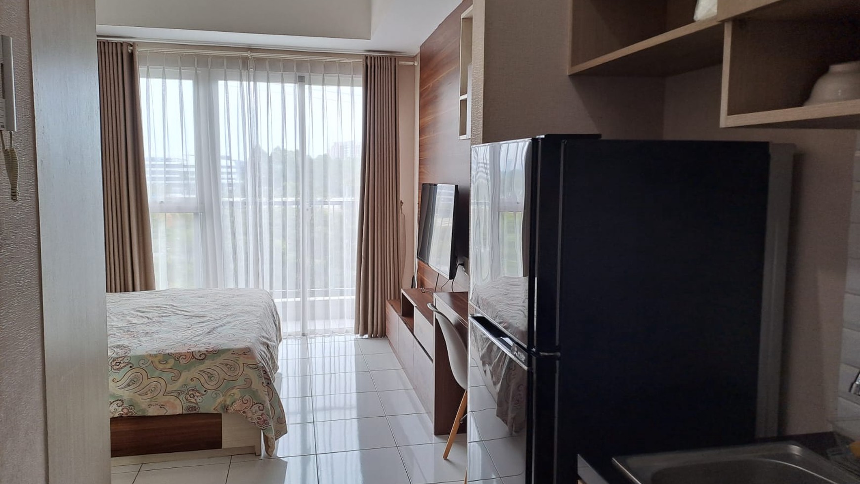 jual cepat apartemen casa de parco bsd city type studia rapih terawat akses mudah siap huni