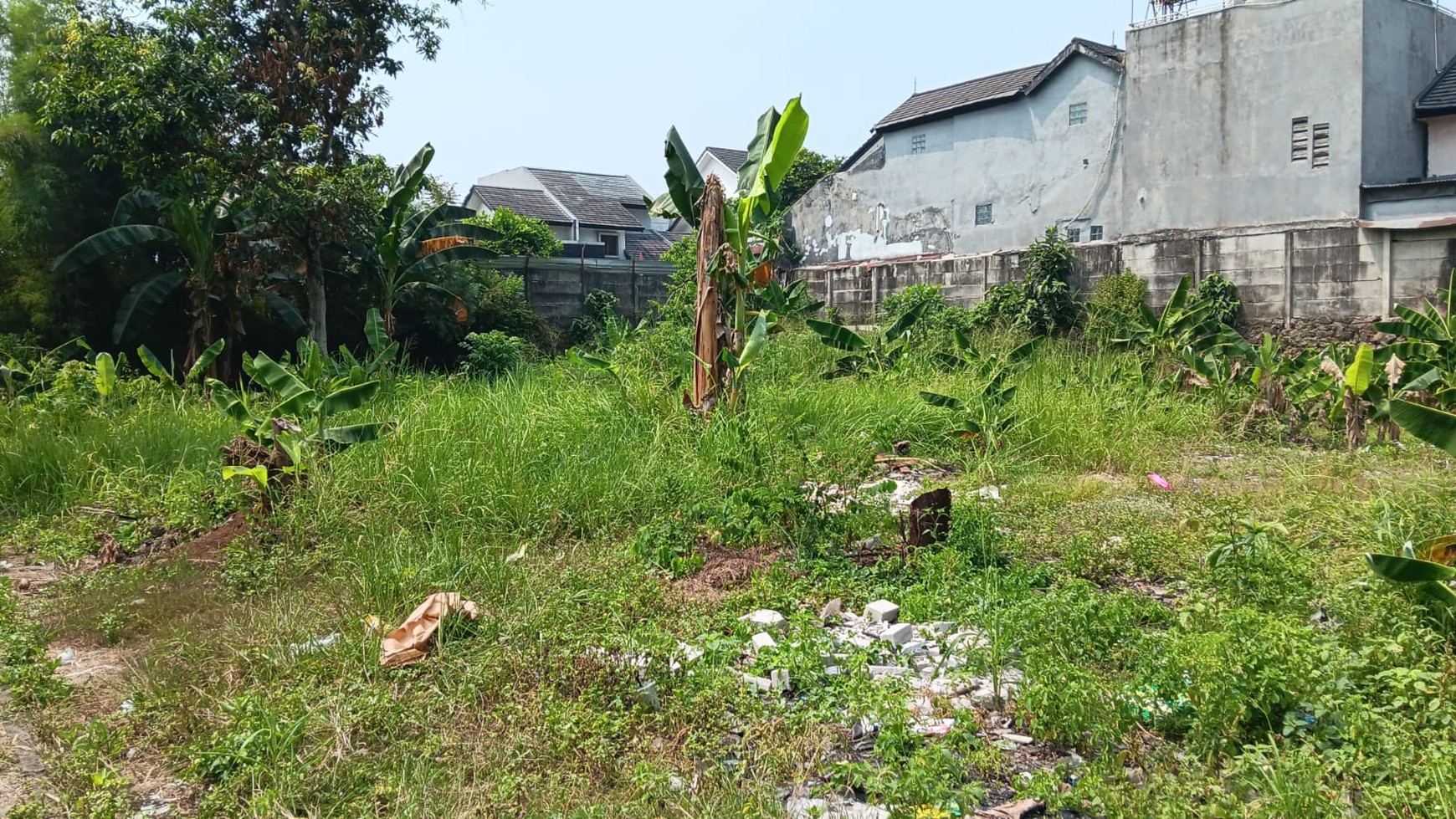 Tanah Kavling kosong Cocok untuk dibuat Cluster di Parigi Pondok Aren Bintaro  