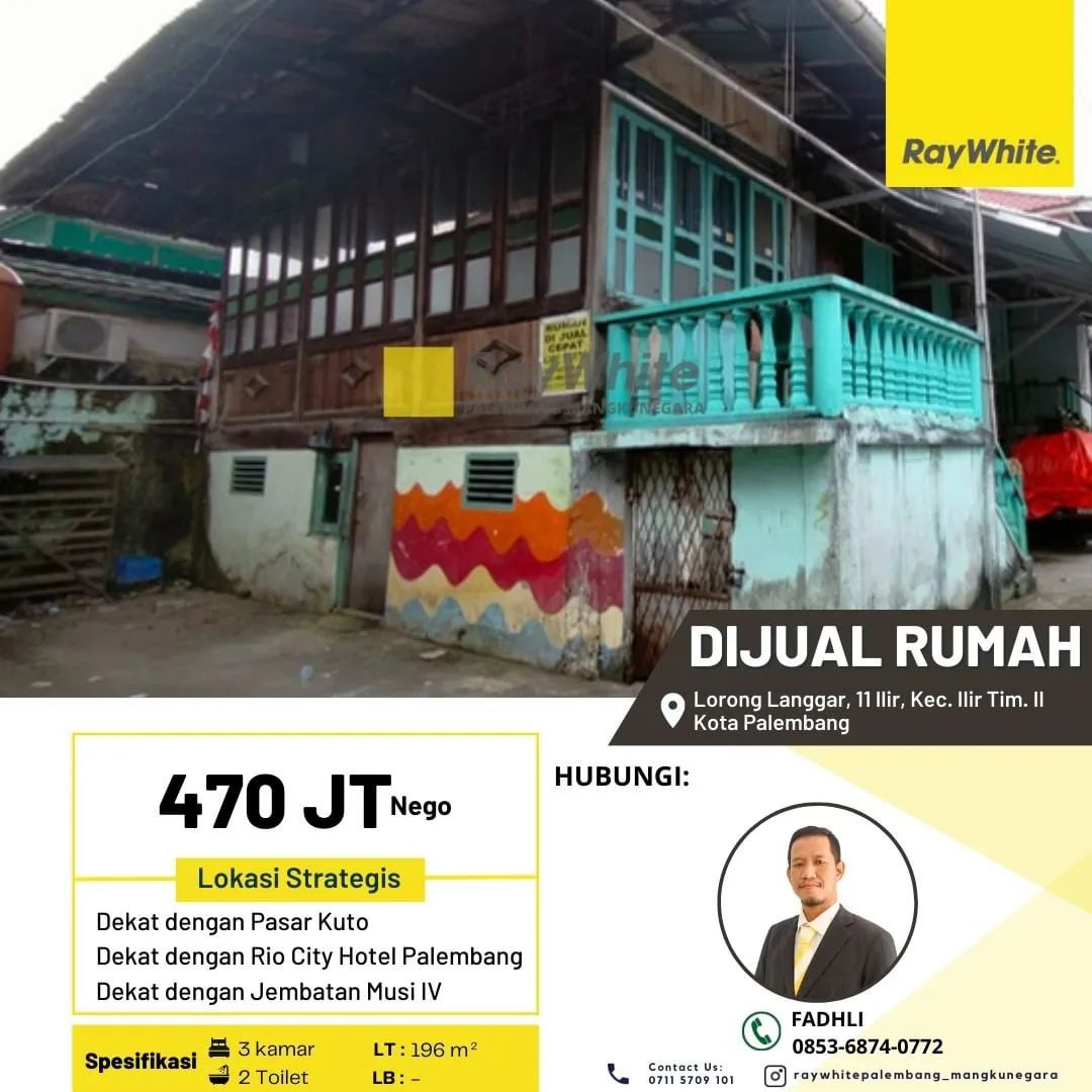 Di Jual Rumah di Lorong Langgar 