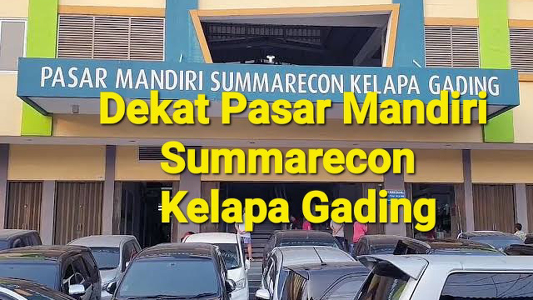 DISEWAKAN TANAH KAVLING LOKASI STRATEGIS SUMMAGUNG KELAPA GADING