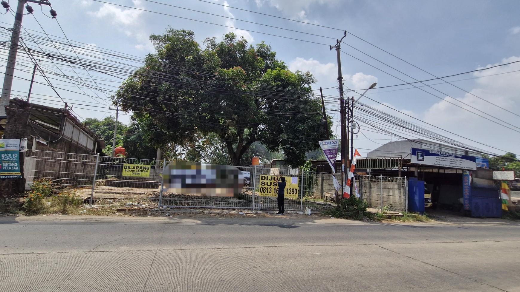 Kavling 470m2 di Jl. Raya Ciangsana Dekat Kota Wisata