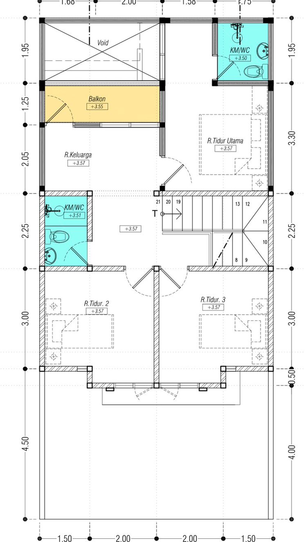 Rumah Hitung Tanah Area Cipete