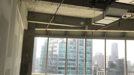 Dijual Ruang Kantor World Capital Tower 110 m2 Bare Condition - Nice View Harga di Bawah Pasar Murah