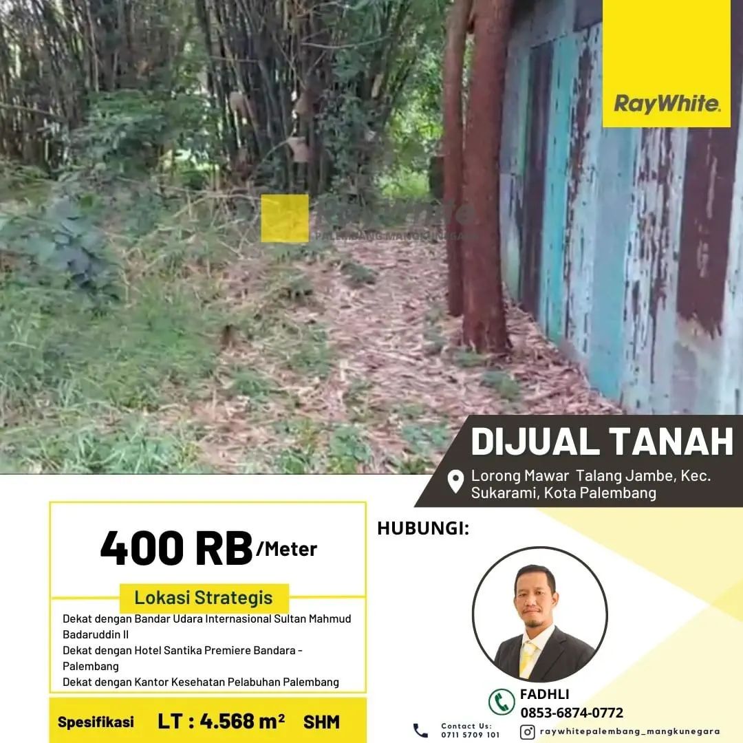 Tanah Murah dijual Talang Jambe