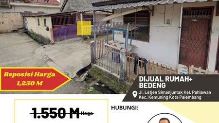 Rumah + Bedeng Dijual Cepat