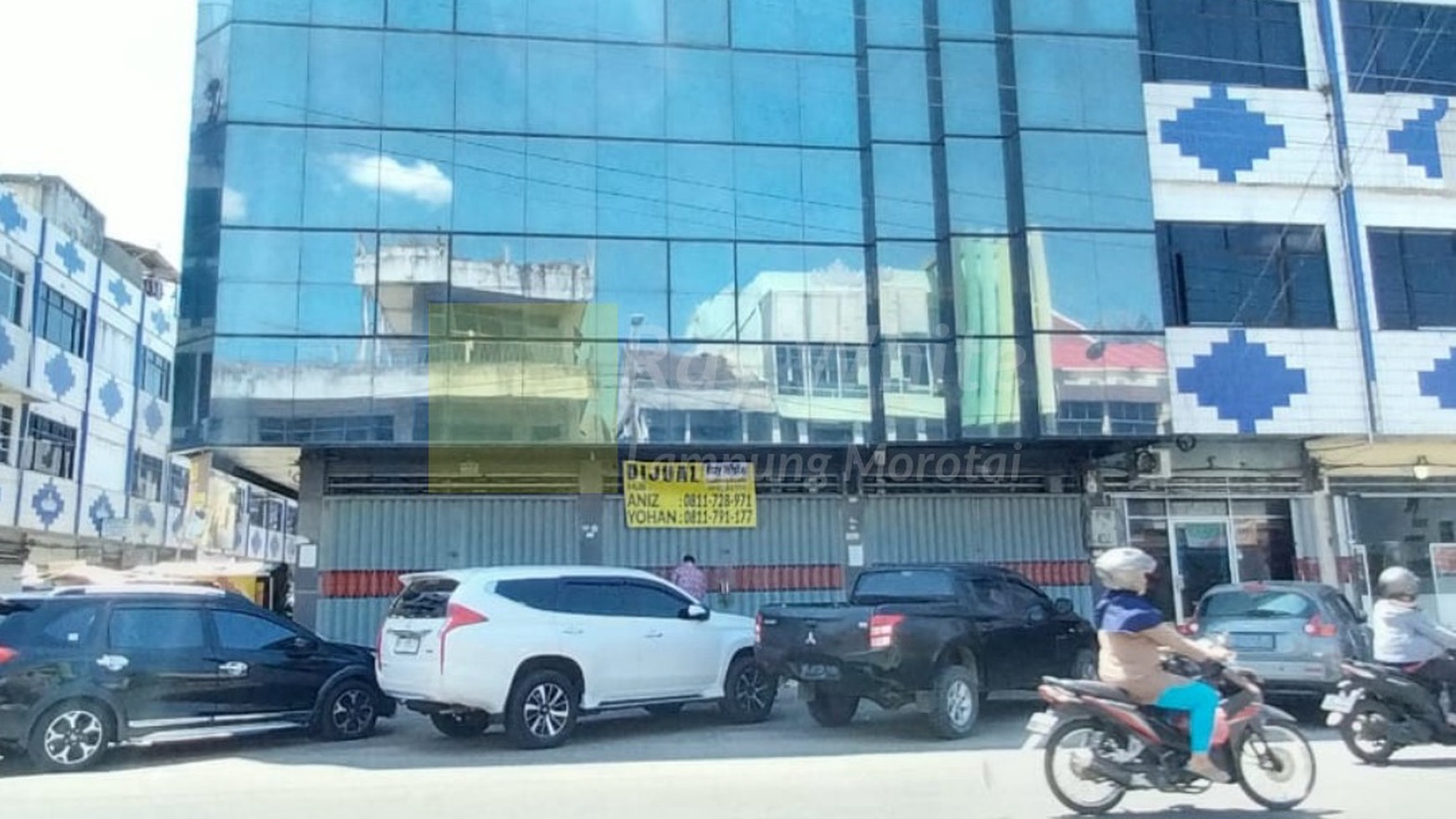 Ruko 3 Pintu 3 lantai ex kantor perbankan teluk betung Bandar Lampung