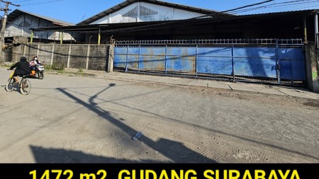 Dijual 1472 m Gudang Margomulyo Indah Surabaya - Ases Kontainer 40 FEET + Ruang KANTOR