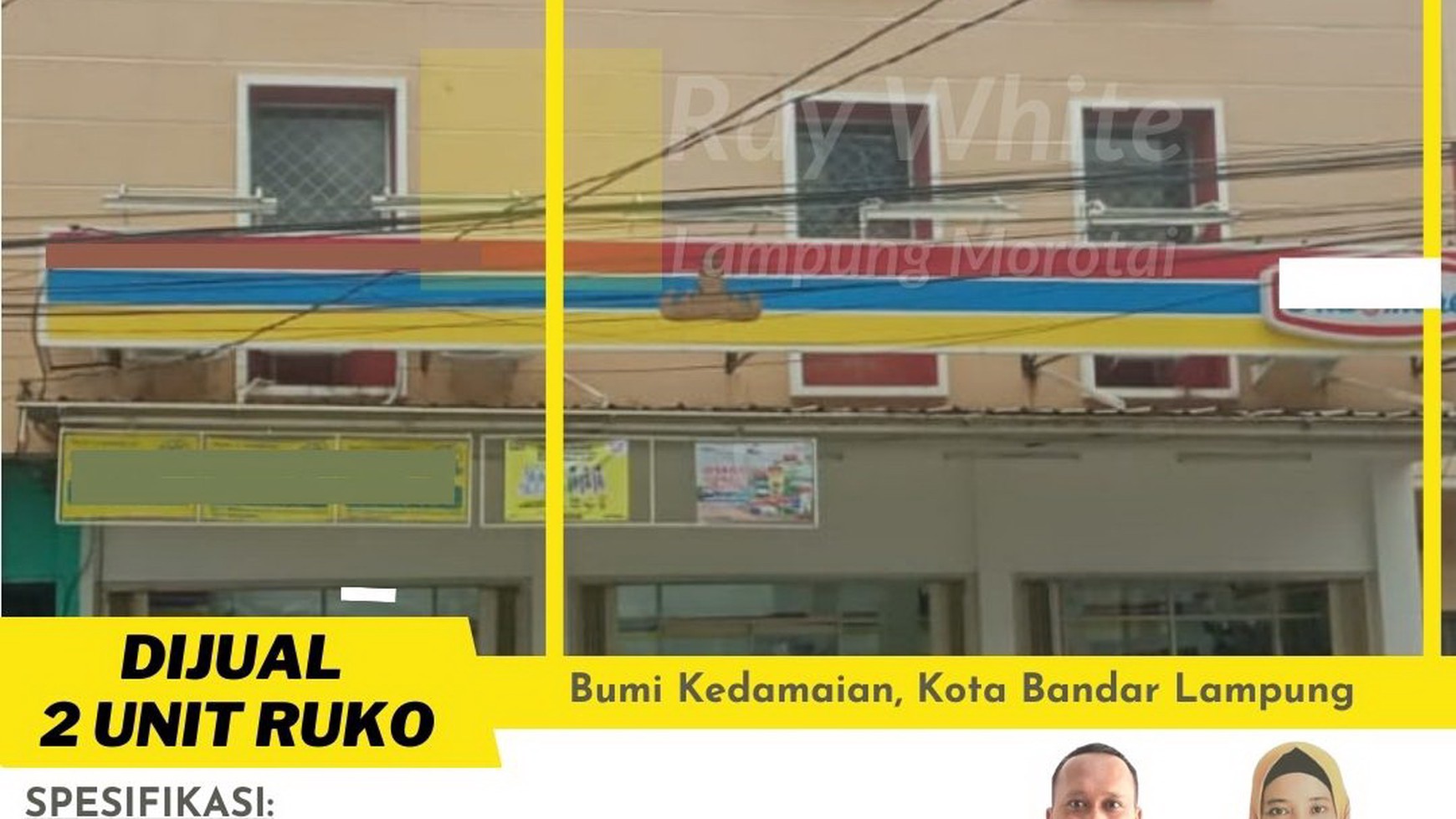 Dijual Ruko 2 pintu 