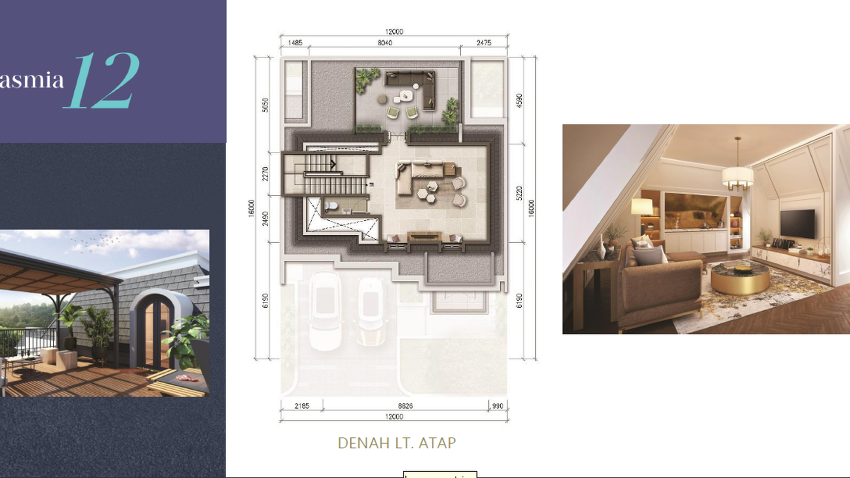 Brand New Rumah Cluster Jasmia Tipe 12 Premium Attic Di Summarecon Crown Bekasi