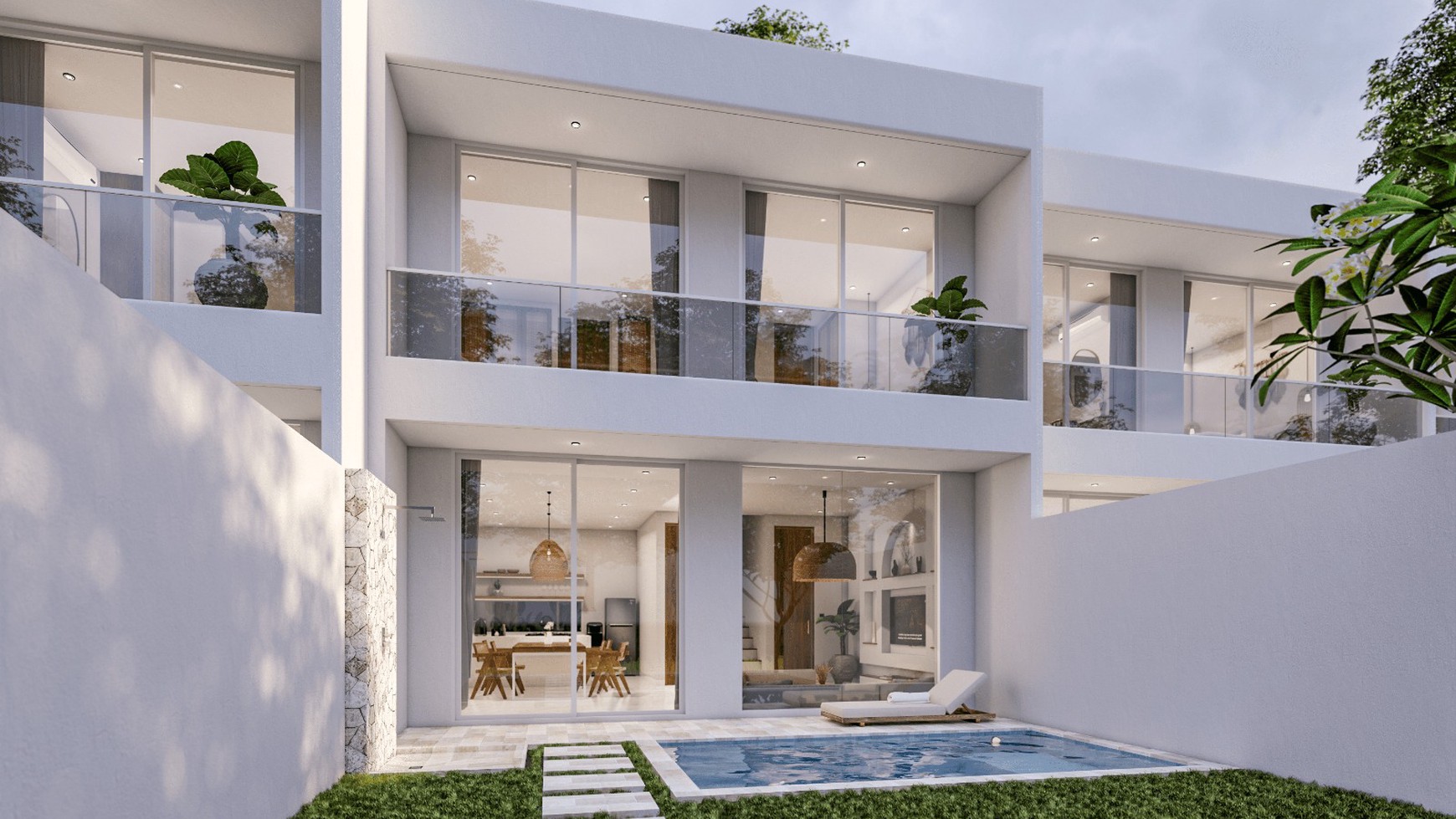 For Sale Leasehold - Brand new modern Mediterranean  living close to Karma beach Jimbaran