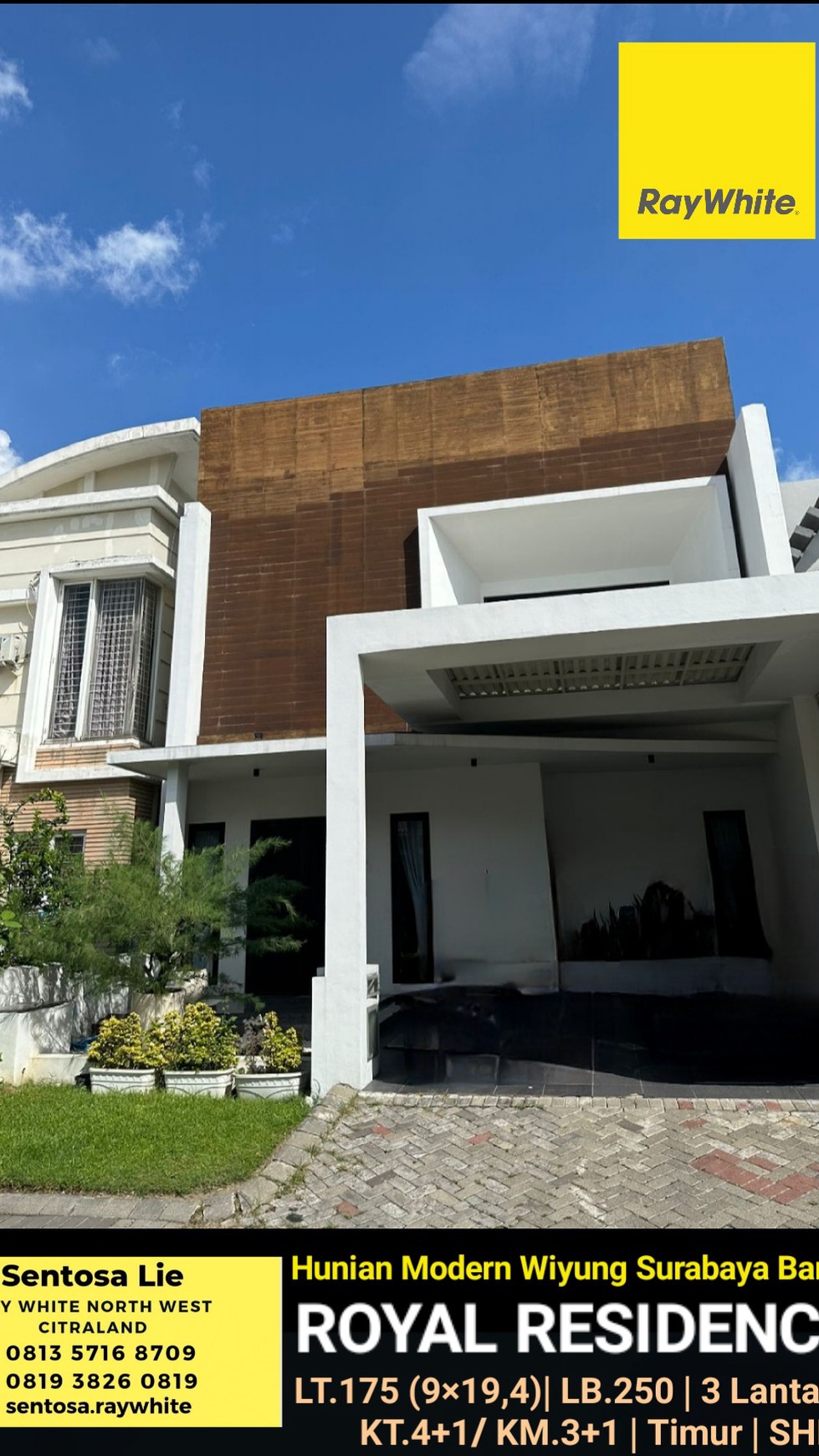 MURAH BARU Rumah Royal Residence Buckingham Modern ROOFTOP Desain Lokasi TerDEPAN 