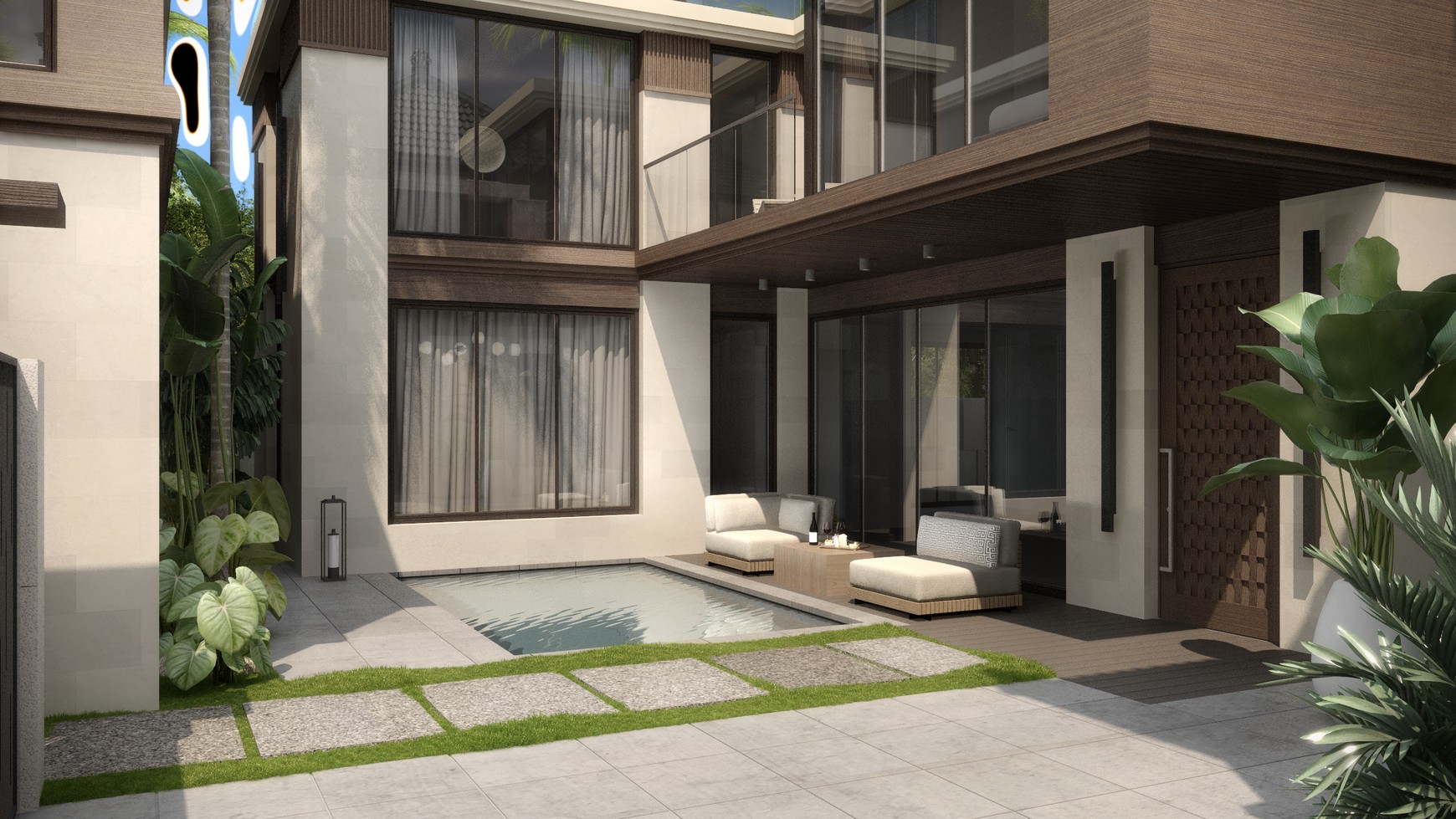 New Sanstuary Villa 3 Bedroom Leasehold In Kesari Sanur