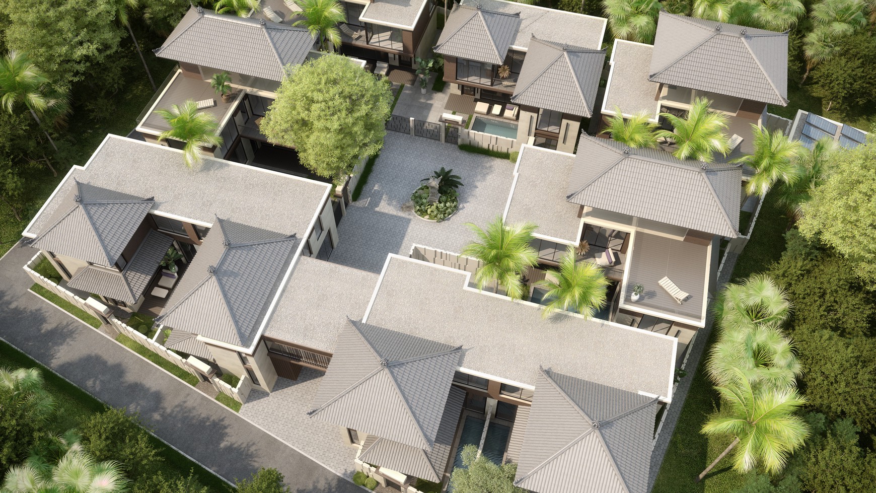 New Sanstuary Villa 3 Bedroom Leasehold In Kesari Sanur