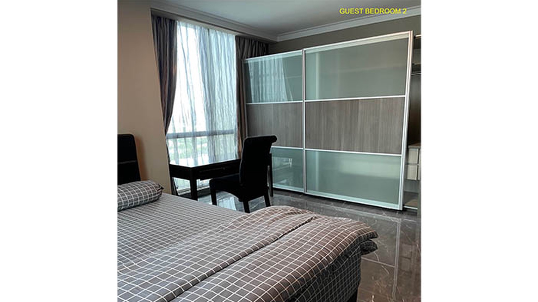 Exclusive Apartment with spacious master bedroom with soundproof window balcony with pool view & sunrise, at Residence 8