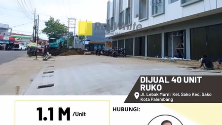 Ruko baru dekat kota palembang