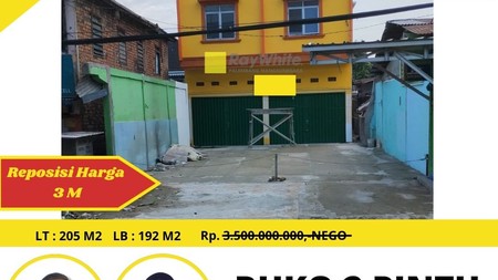 ruko baru strategis 2 pintu di palembang