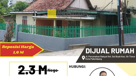 rumah strategis di kota palembang