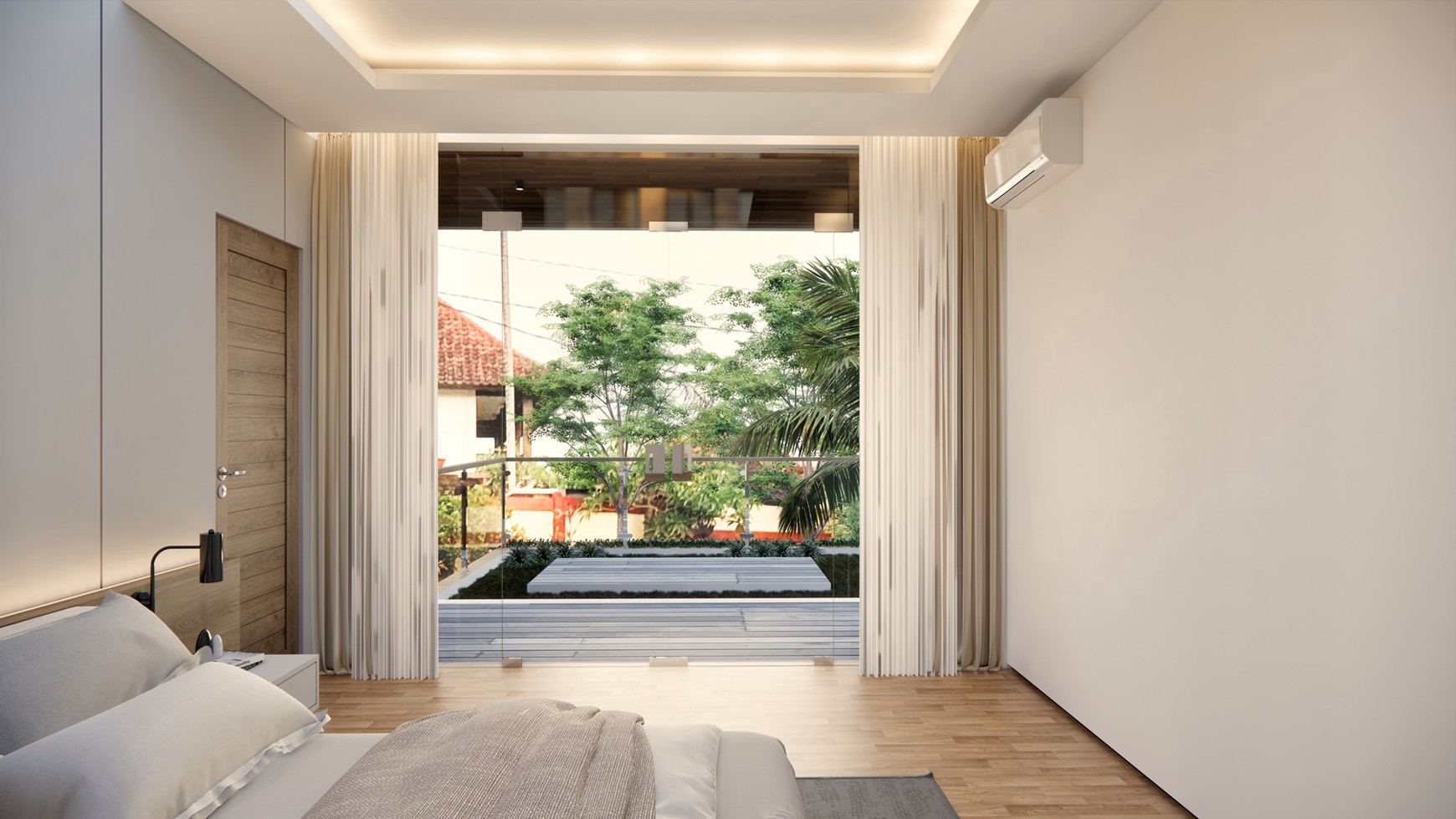 Leasehold - Elegant Two-Story Villa in Canggu with Rooftop, Private Pool, and Spacious Living Areas