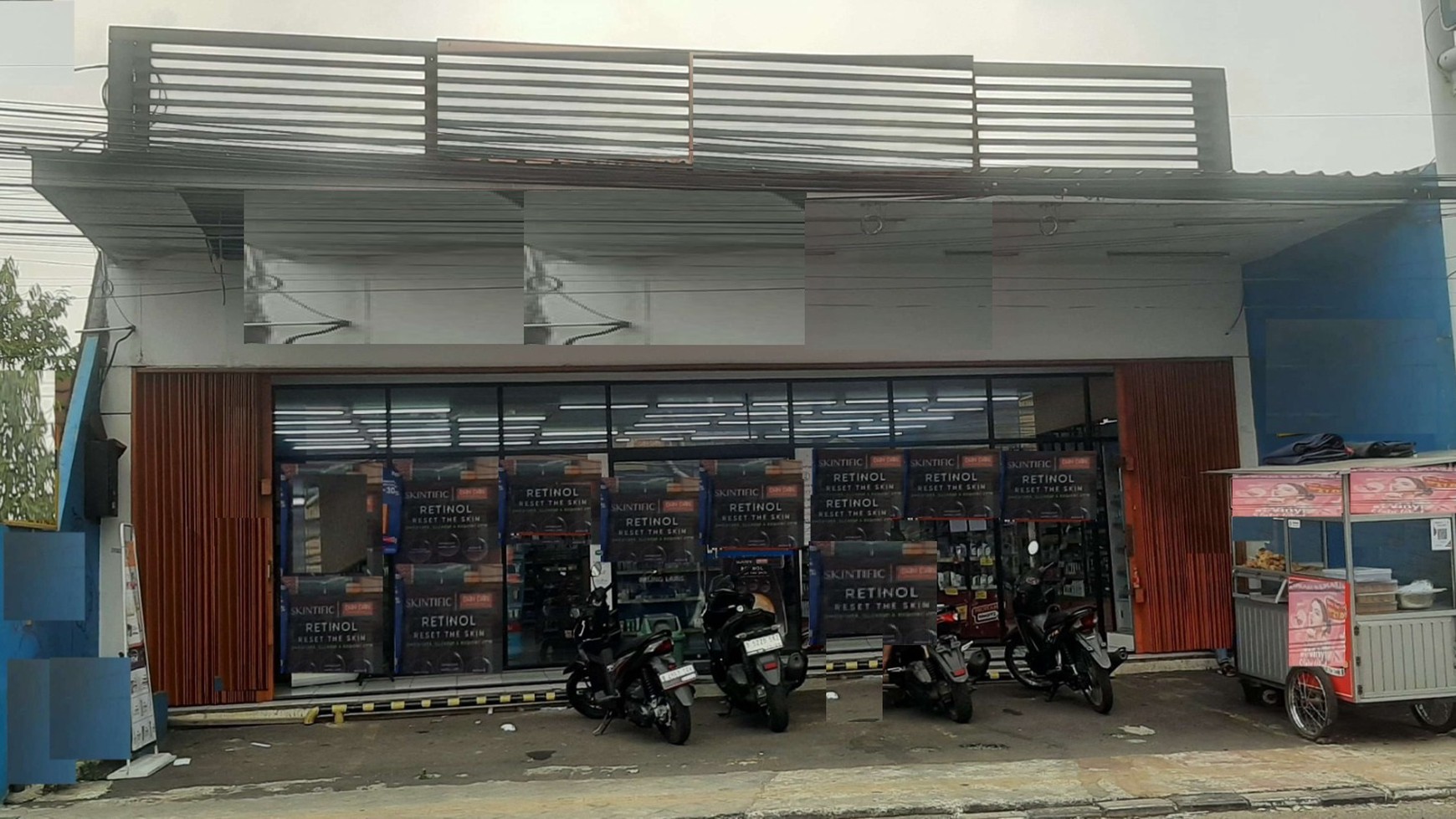 Ruko di jalan utama, area Rempoa Bintaro Veteran TangSel.