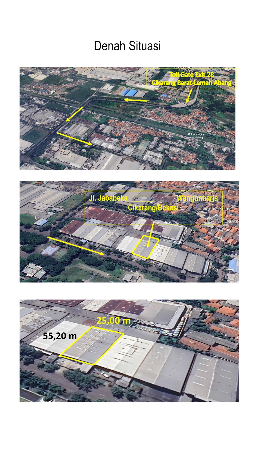 Dijual Gudang Lokasi Strategis area Industri @Cikarang