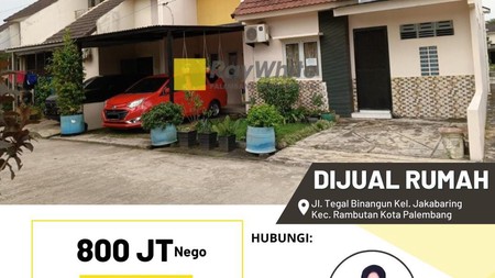 Di Jual Rumah Jakabaring