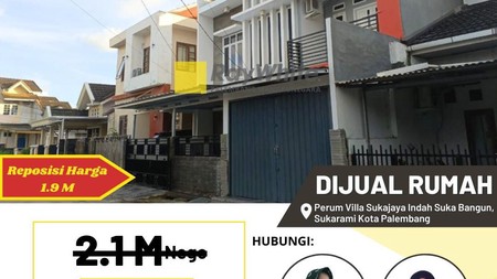 Rumah Dijual Daerah Abusama Sukarami