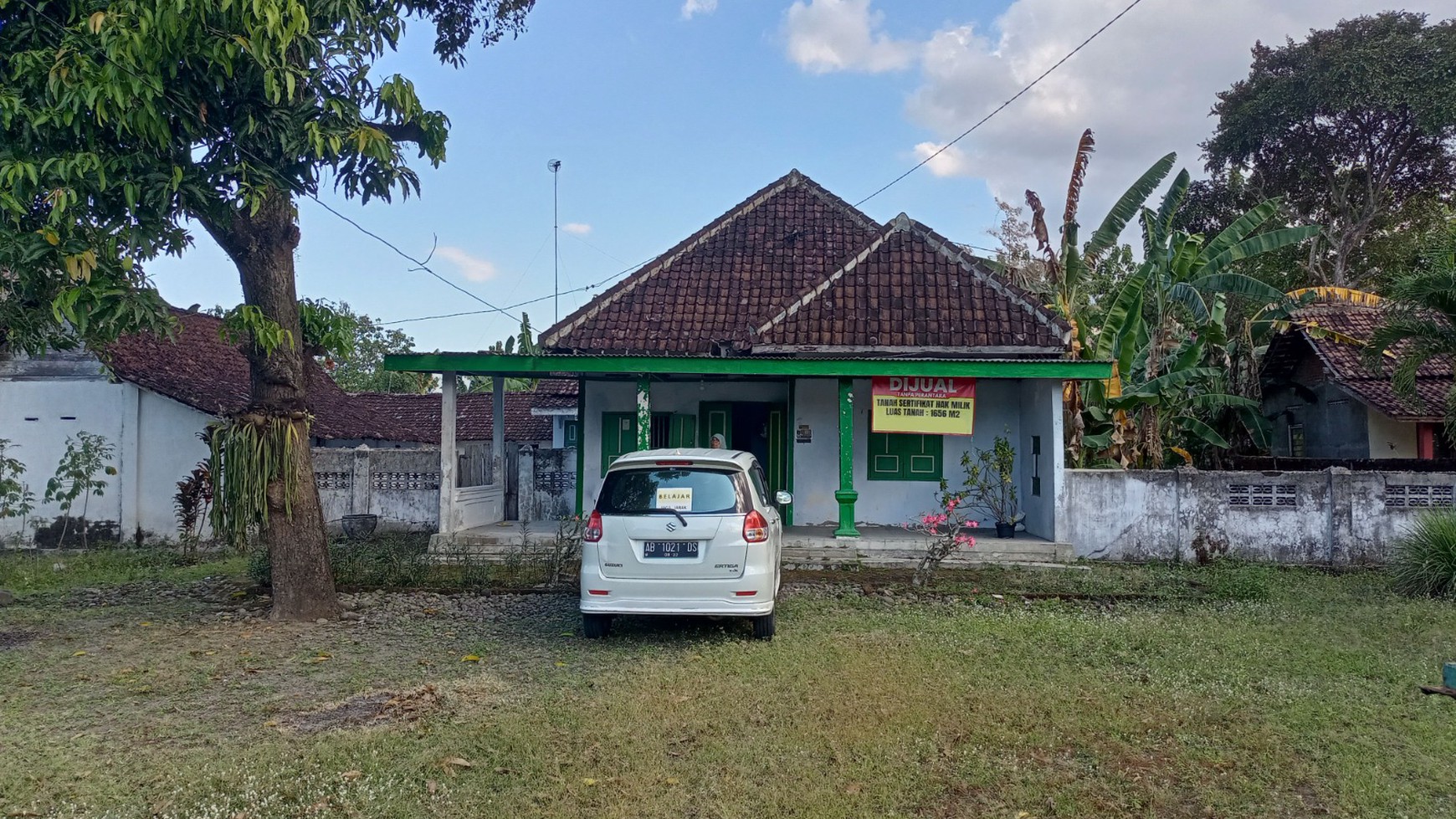 Tanah Bonus Bangunan Lokasi Dekat Stasiun Walikukun Ngawi Jawa Timur 