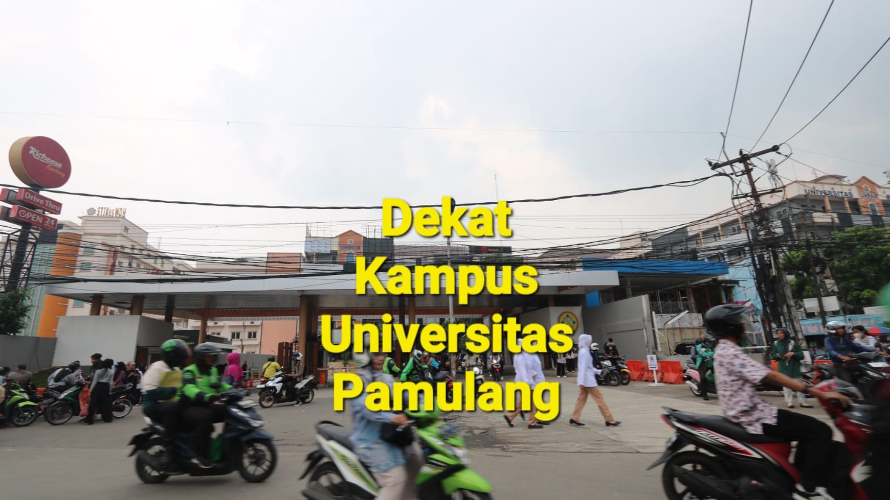 RUKO STRATEGIS PAMULANG DEKAT KAMPUS UNPAM, COCOK UNTUK KANTOR, RESTORAN / COFFEE SHOP