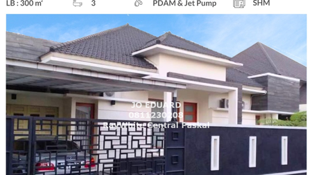  FOR SALE Rumah Siap Pakai 1 Lantai Turangga Bandung