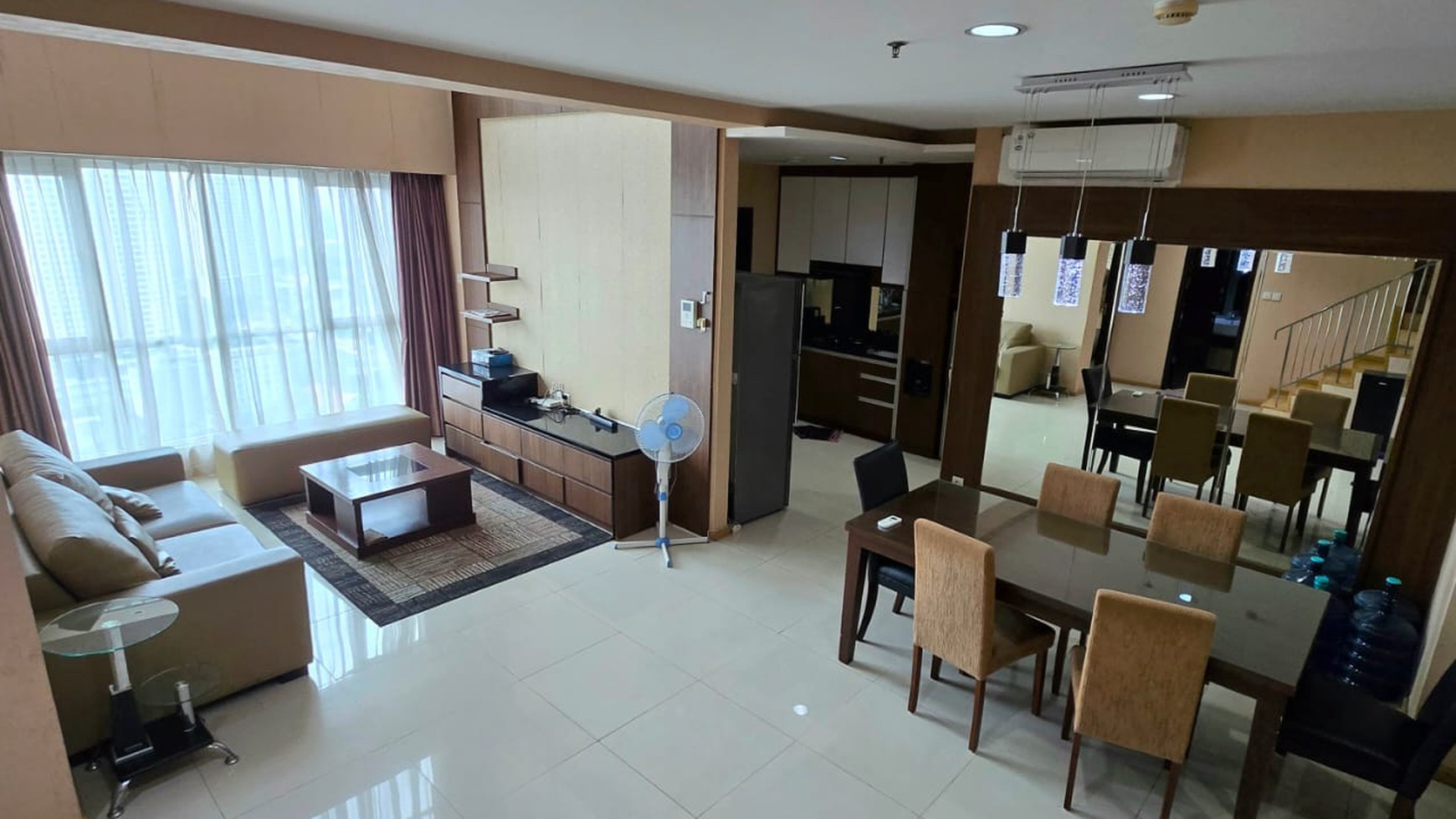 Gandaria Height  3  bedroom, Loft unit, connecting to mall Gandaria City, 10 minutes to Senayan and Pondok Indah