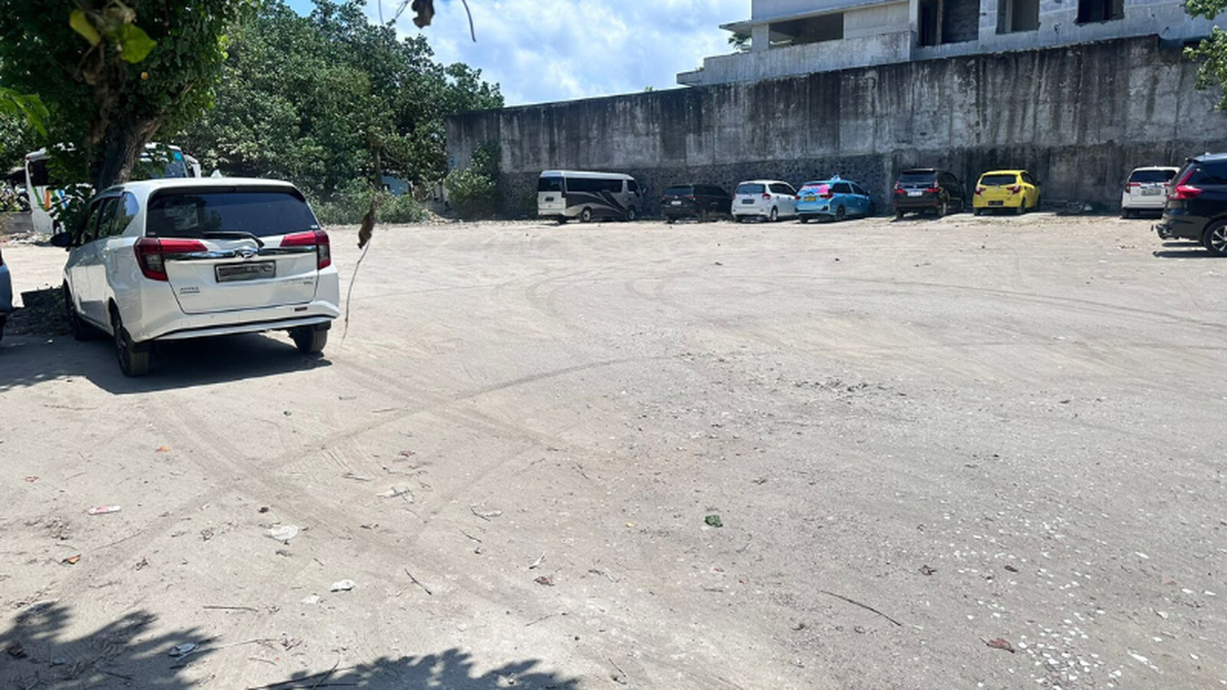 Tanah BeachFront di Pantai Jerman di Wana Segara Kuta 