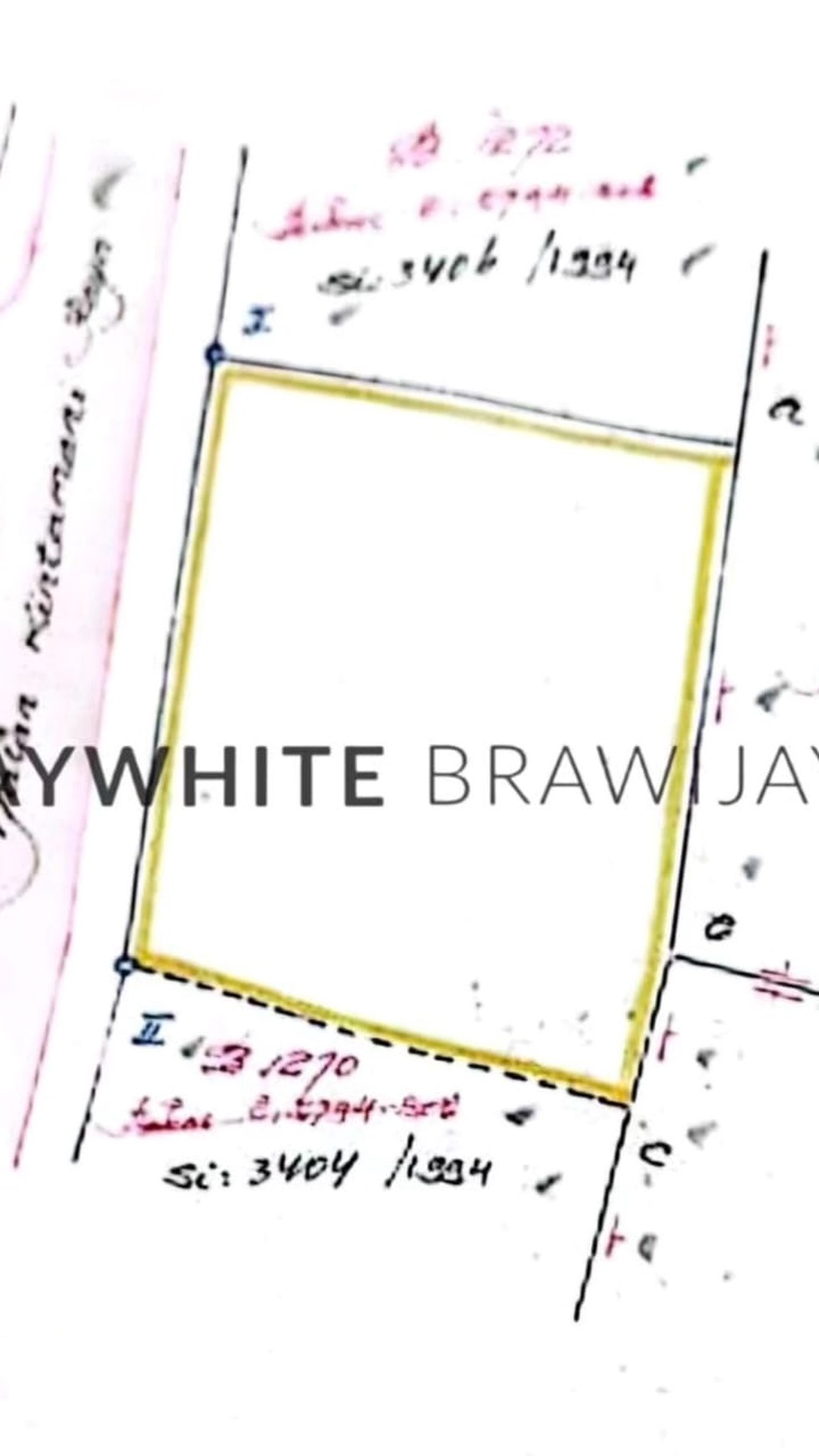 Rumah Hitung Tanah Area Cipete