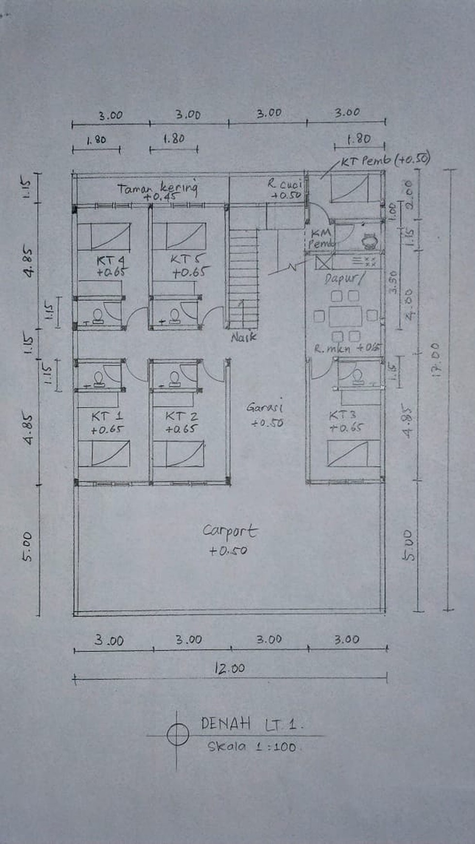 1781. Dijual Rumah Kos Baru Siwalankerto Permai Surabaya 