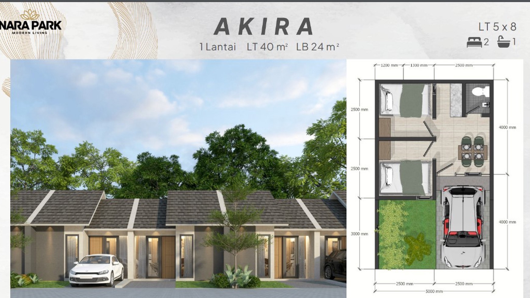 Rumah Hitung Tanah Area Cipete