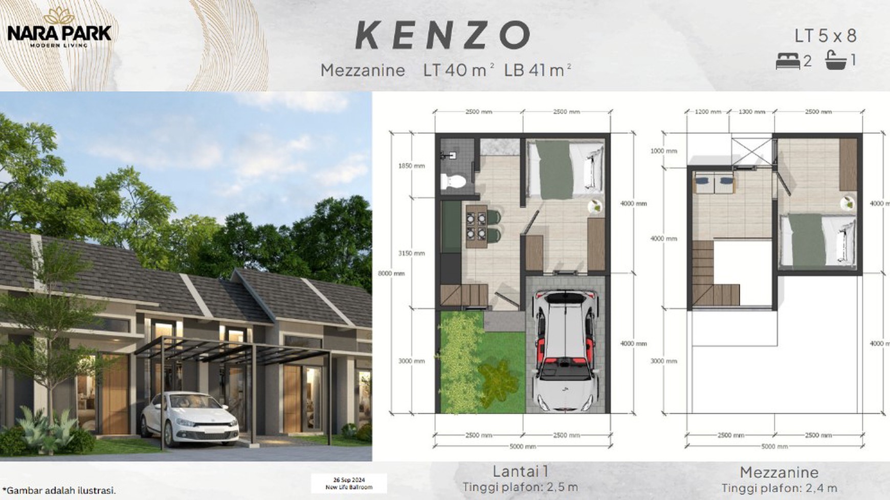 Rumah Hitung Tanah Area Cipete